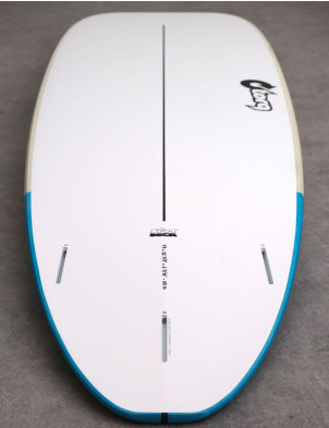 Torq Mod Fun V+ EVA Soft Top Surfboard 7ft 8 Package - Sand/Blue Croc Skin