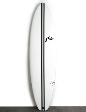 Rusty x Torq Tec Egg Not Surfboard 6ft 10 Futures - White 