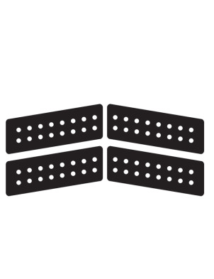 Ocean & Earth Boomerang Centre Deck surfboard traction pad - Black