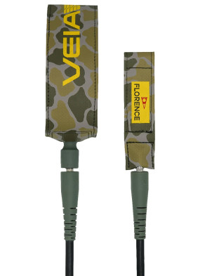 VEIA John John Pro Comp Surfboard Leash 6ft - Florence Camo