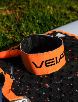 VEIA John John Pro Surfboard Leash 6ft - Hi-Vis Orange