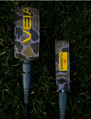 VEIA John John Pro Surfboard Leash 6ft - Florence Camo