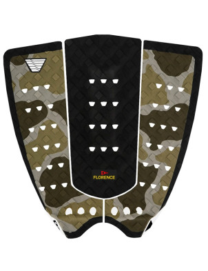 VEIA John John Round Tail Remixed Pro Surfboard Tail Pad - Florence Camo/Night