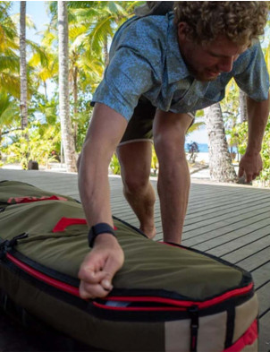 VEIA John John 3/2 Double shortboard surfboardbag 10mm 6ft 6 - Squadron 
