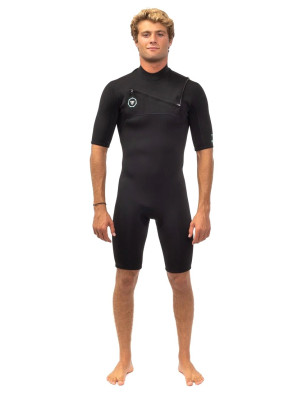 Vissla 7 Seas 2/2mm Shorty Wetsuit - Black 