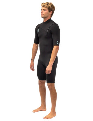 Vissla 7 Seas 2/2mm Shorty Wetsuit - Black 