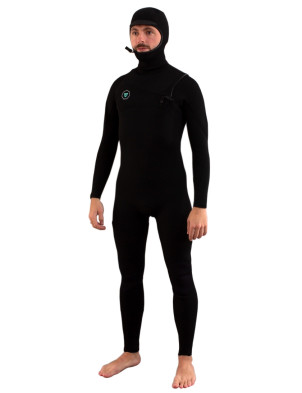 Vissla 7 Seas Hooded 4/3mm wetsuit - Black