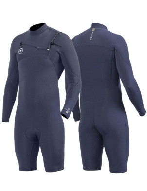 Vissla 7 Seas Long Sleeve Shorty 2/2mm Wetsuit - Dark Slate