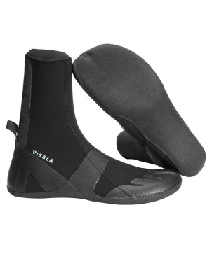 Vissla High Seas Split Toe 3mm wetsuit boots - Black