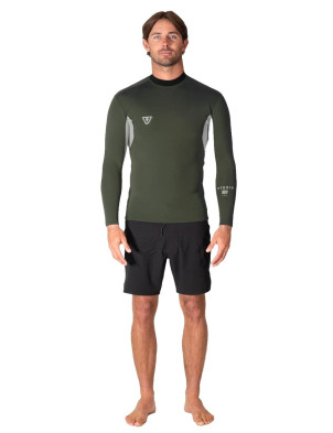 Vissla Natural Seas 1mm Long Sleeve Jacket - Army
