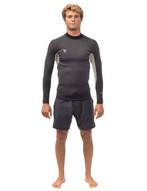 Vissla Natural Seas 1mm Long Sleeve Jacket - Coal