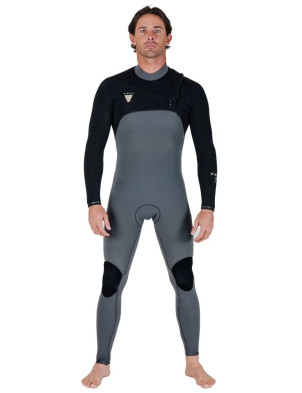 Vissla Natural Seas Chest Zip 4/3mm Wetsuit - Coal