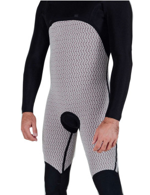 Vissla Natural Seas Chest Zip 4/3mm Wetsuit - Coal