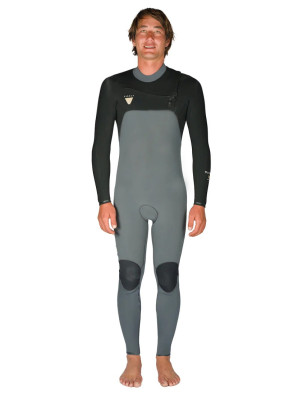 Vissla Natural Seas Chest Zip 3/2mm Wetsuit - Coal