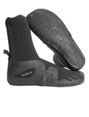 Vissla 7 Seas Round Toe 5mm wetsuit boots - Black