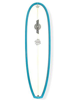 Walden Micro Magic Classic TrueRide Surfboard 6ft 8- Blue/White