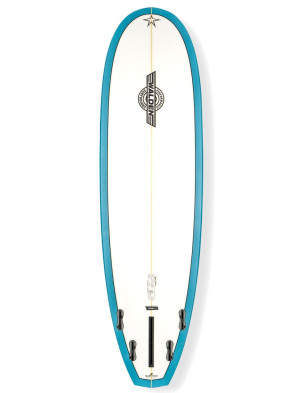 Walden Micro Magic Classic TrueRide Surfboard 6ft 8- Blue/White