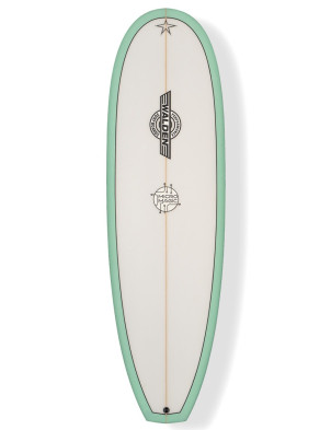 Walden Micro Magic Classic TrueRide Surfboard 6ft 0 - Green/White
