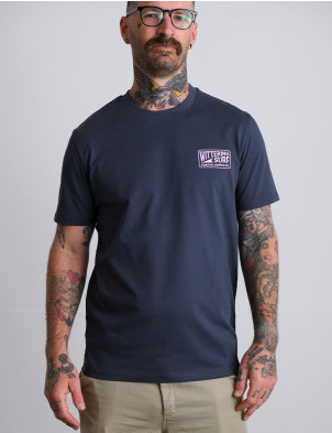Wittering Surf Coastal Supply Tee Shirt - Ink/Grey