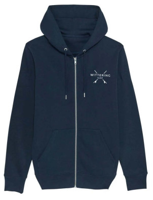 Wittering Surf Dory Zip Hoodie - Navy
