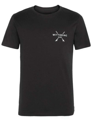 Wittering Surf Everyday Tee Shirt - Black