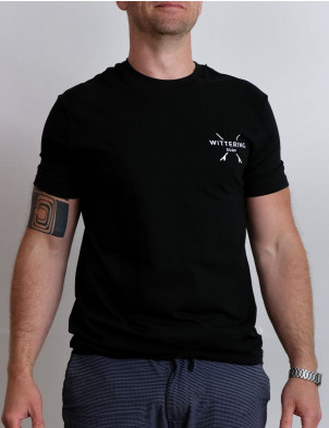 Wittering Surf Everyday Tee Shirt - Black