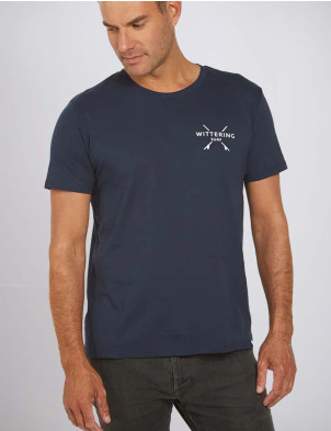 Wittering Surf Everyday Tee Shirt - Navy 