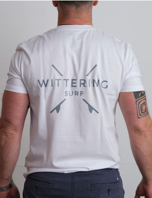 Wittering Surf Everyday Tee Shirt - White