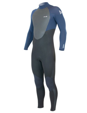 Alder Stealth Back Zip 5/4/3mm Wetsuit - Black