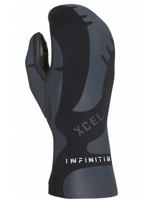 Xcel Infiniti Mitten 5mm wetsuit gloves - Black