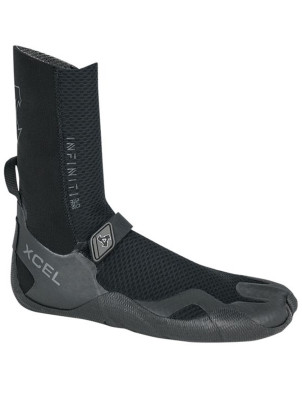 Xcel Infiniti Round Toe 7mm wetsuit boots - Black/Grey