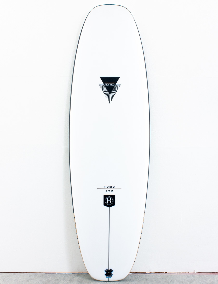 Firewire Helium Evo surfboard 5ft 4 FCS II - White