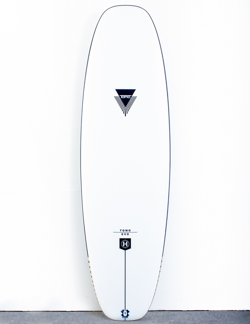 Firewire Helium Evo surfboard 5ft 9 Futures - White