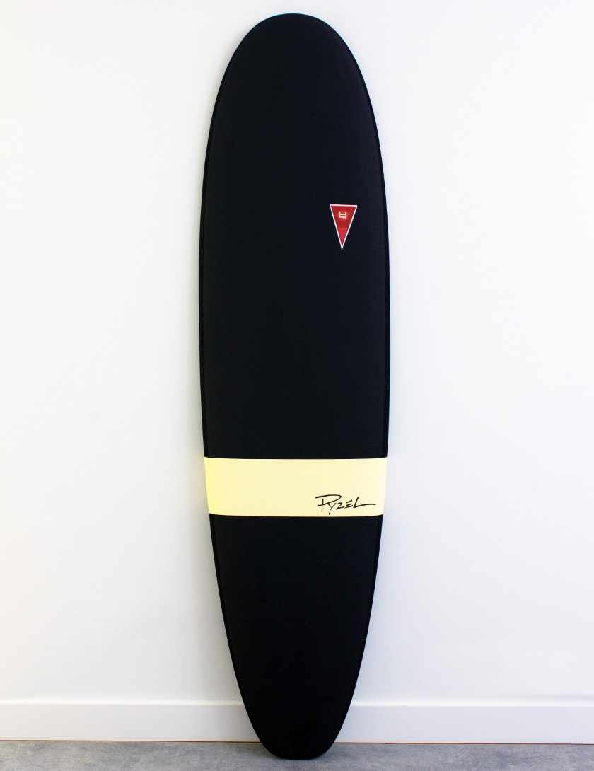 JJF by Pyzel Log soft top surfboard 9ft 0 - Black