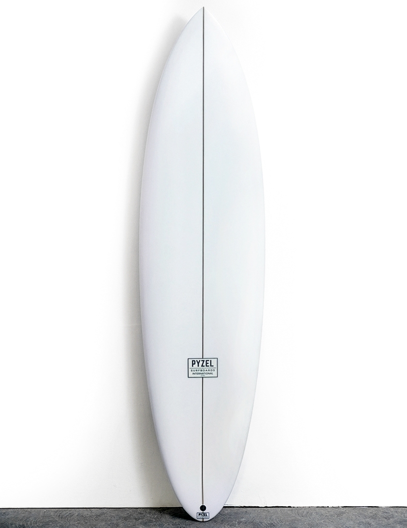 6 10 mid length surfboard