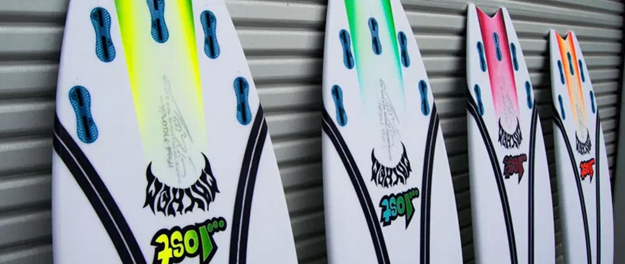 Lost Carbon Wrap Surfboards