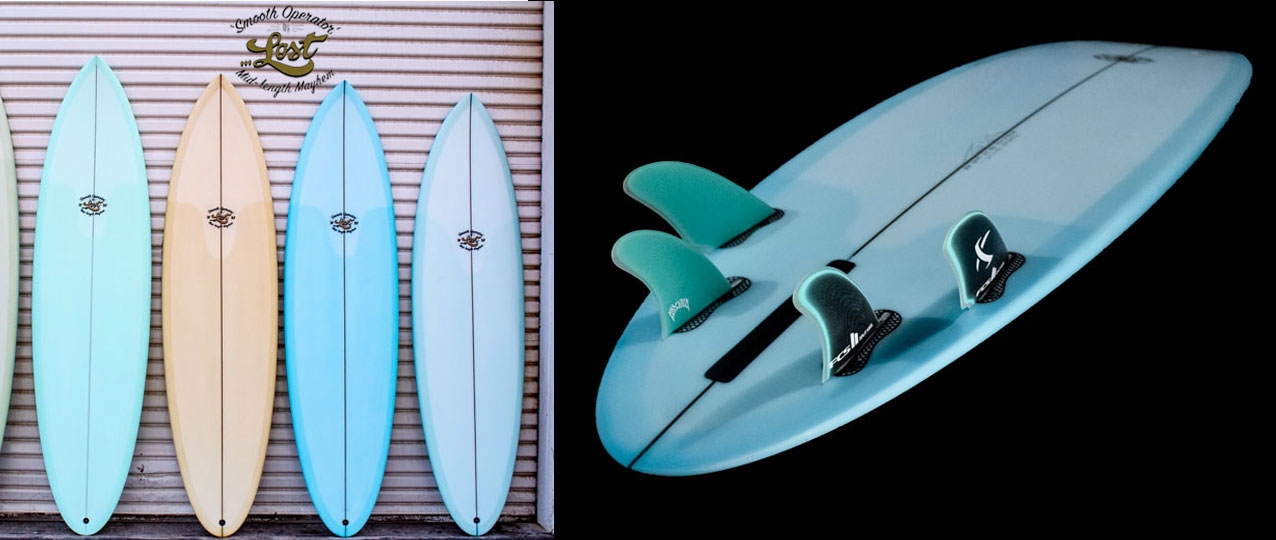 Lost Surfboards Size Chart
