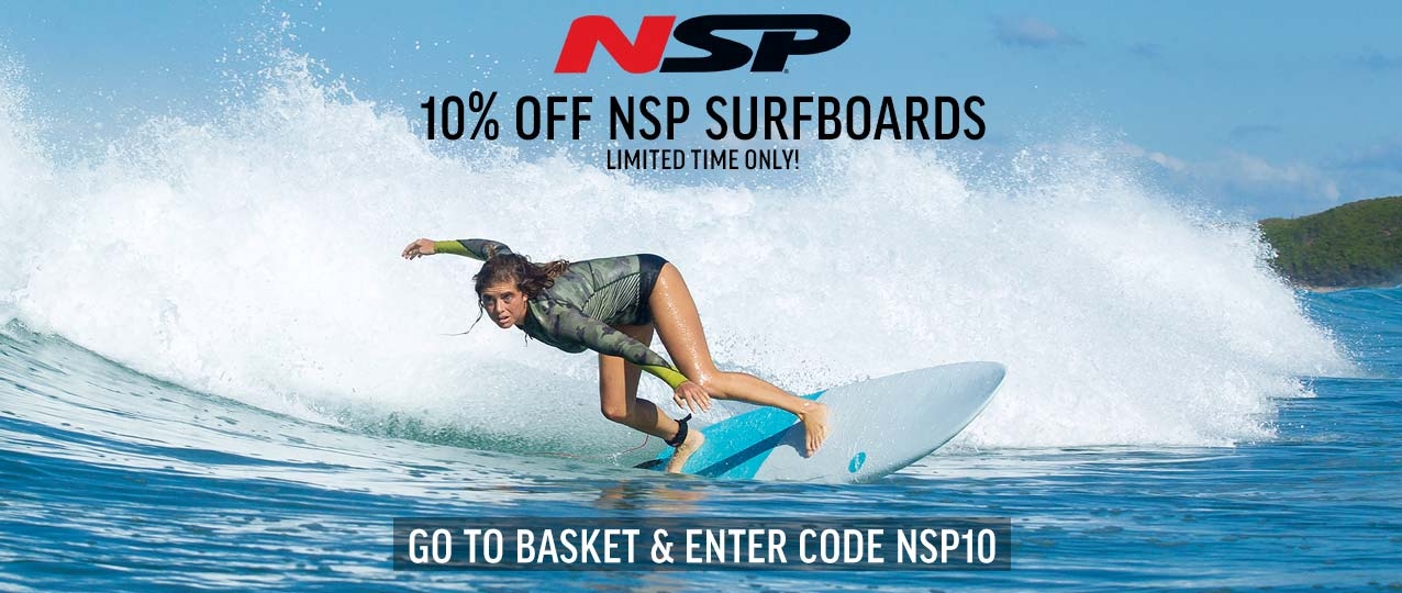 NSP Surfboards Discount Code