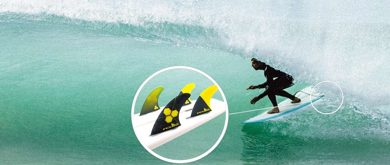 Lijincheng G7 Size Surfboard Red/Blue/Black/Green Color Honeycomb Fins Tri Fin Set FCS 2 Fin Surfboard