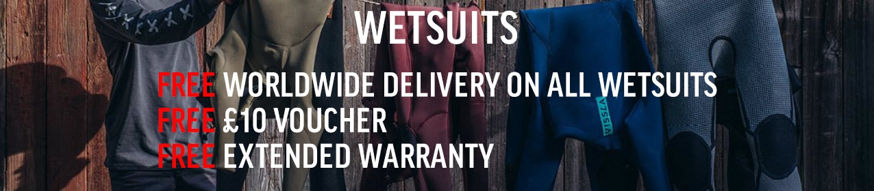 Wetsuit Warranty Banner